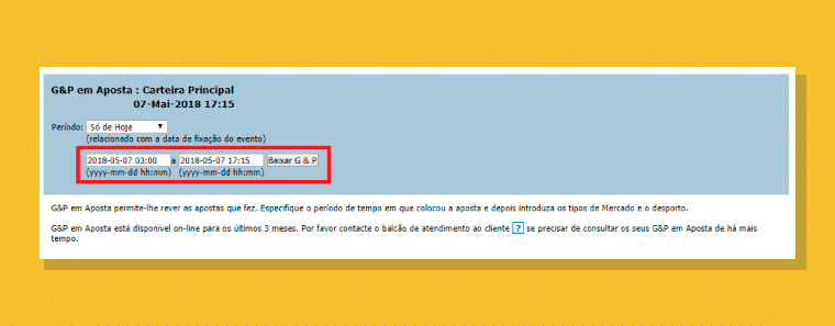 Como ver o histórico de apostas no site da Betfair?