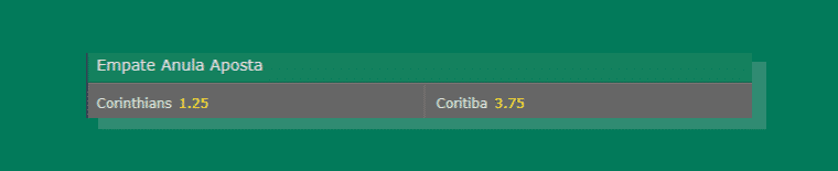 Como encontrar Empate Anula Aposta na Bet365 