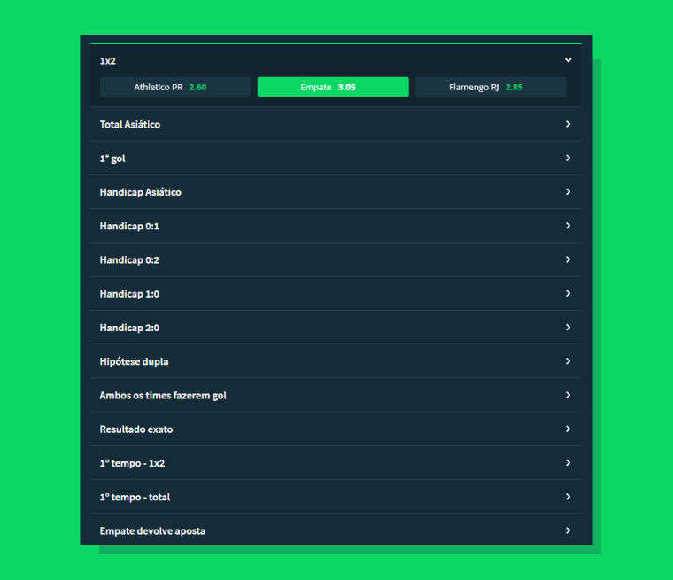 Guia Completo sobre o Mercado de Apostas 1X2 & 1° Gol na Pixbet