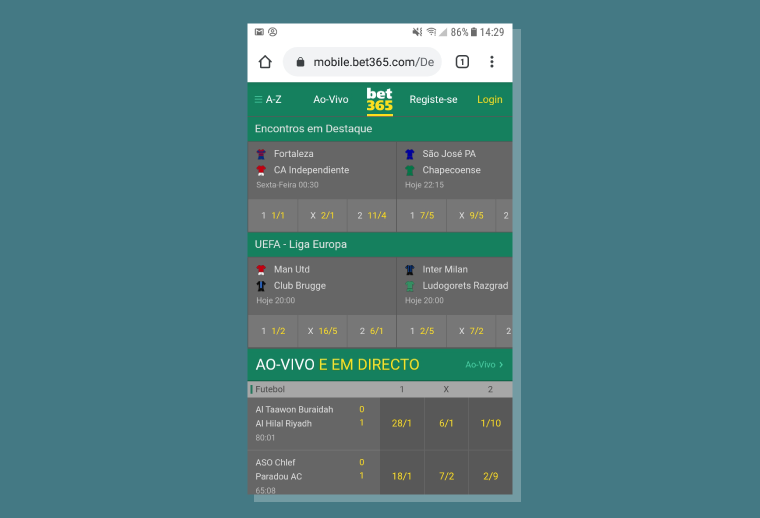 Como Apostar Mobile Bet365