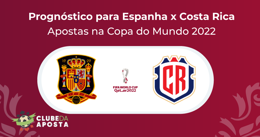 Espanha x Costa Rica: veja prognósticos para jogo da Copa do Mundo -  Superesportes