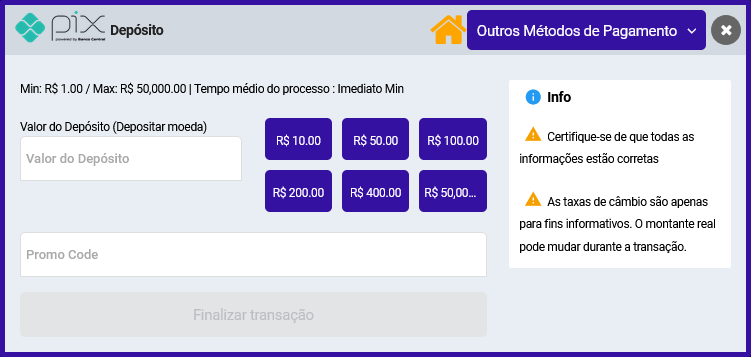 Como depositar na Esportes da Sorte