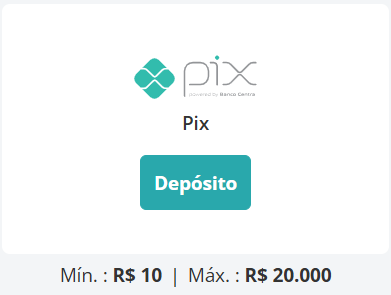 Primeiro depósito na Novibet