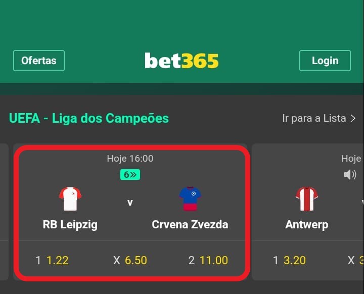 aposta bet365 hoje