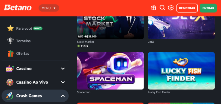 Space Man Betano