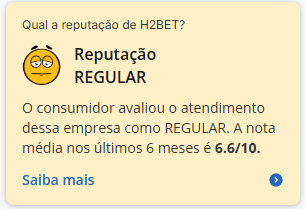 Reputacao H2bet