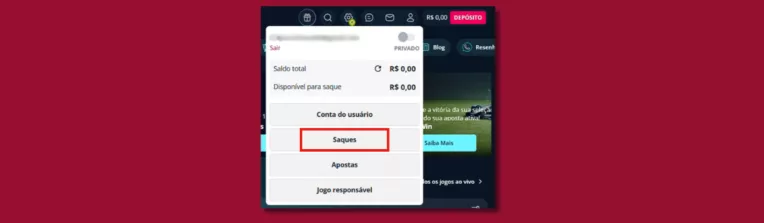 Acessar Saque Novibet 764x223 Png