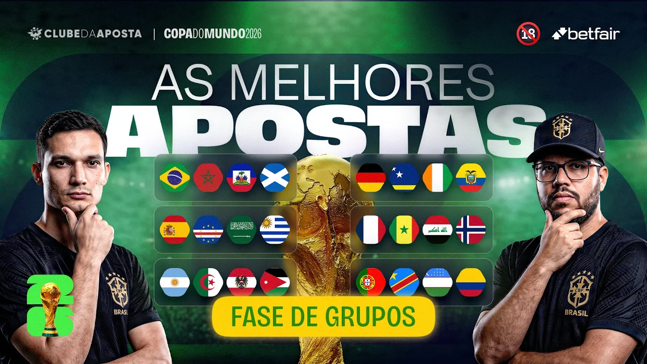 Guia Palpites Copa Do Mundo 2026 Apostas Grupos